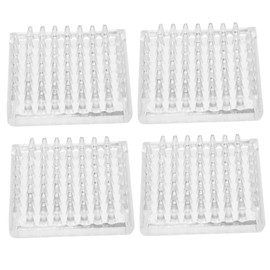 OSALADI 20pcs Furniture Pads for Chair Legs Cushion Protectors Teeth for Floors Noise Reduction and Scratch Prevention and Easy to Use