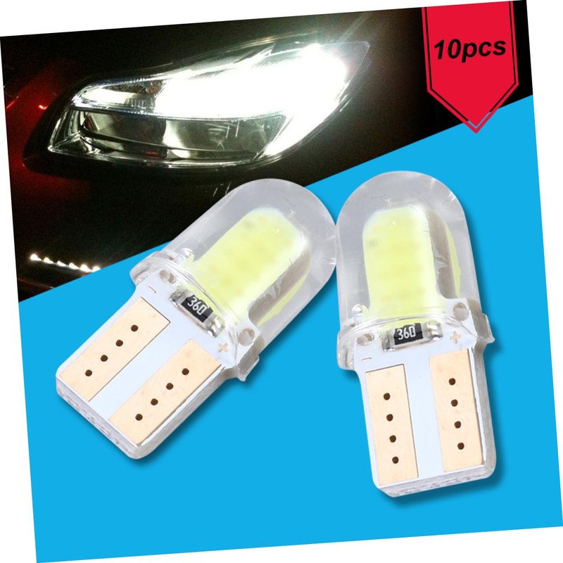 FUNOMOCYA Lamp Led Indicator Light T10 5w White Crystal Cob