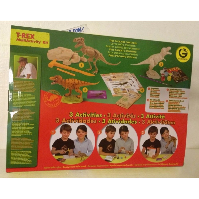 T-REX MultiActivity Kit by Geoworld! Hours of Fun! Dinosaur models.