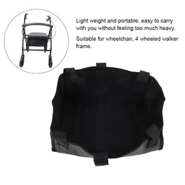 Underseat Bag for Rollator Walker Organizer Rollator Basket Under Seat Bag or Tote for Four Wheel Rollator Basket Replacement Rollator Storage Bag for Books Water Cup Stora