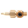 CO2 Tank Refill Valve Brass Anti Corrosion M18 X 1.5