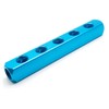 5 Way 8 Port Manifold Block Splitter,1/4" Pneumatic Air Hose
