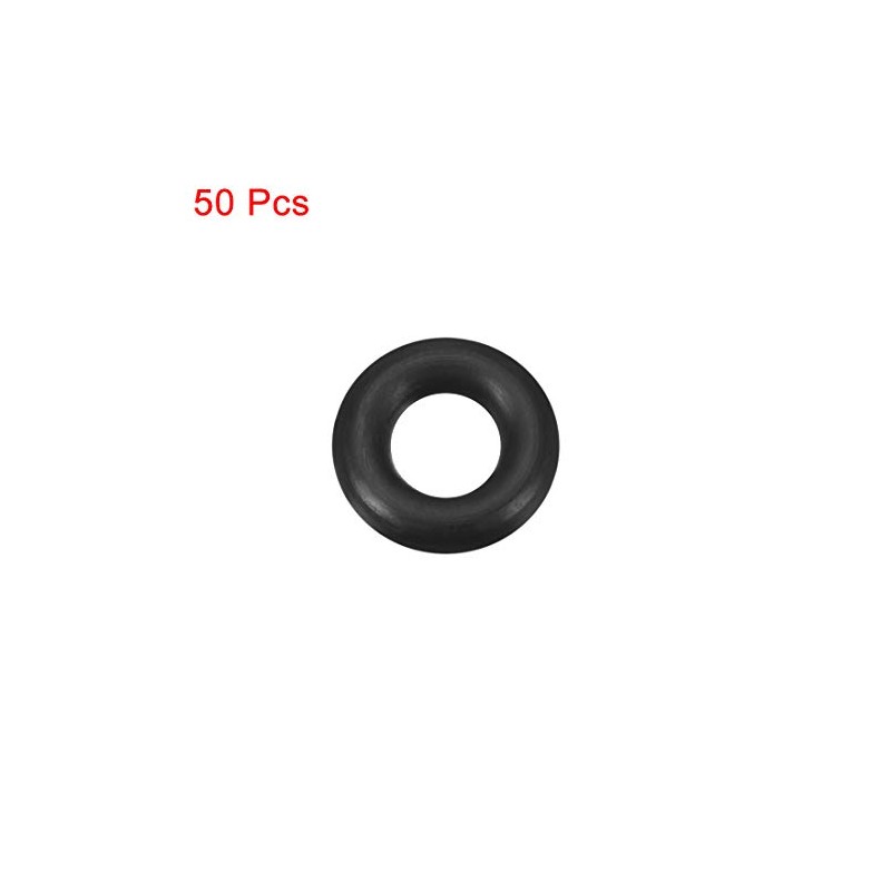 sourcing map Pack of 50 Nitrile Rubber O-Rings 13 mm