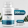 Glutamina 200 Cápsulas 500mg Salud Vida