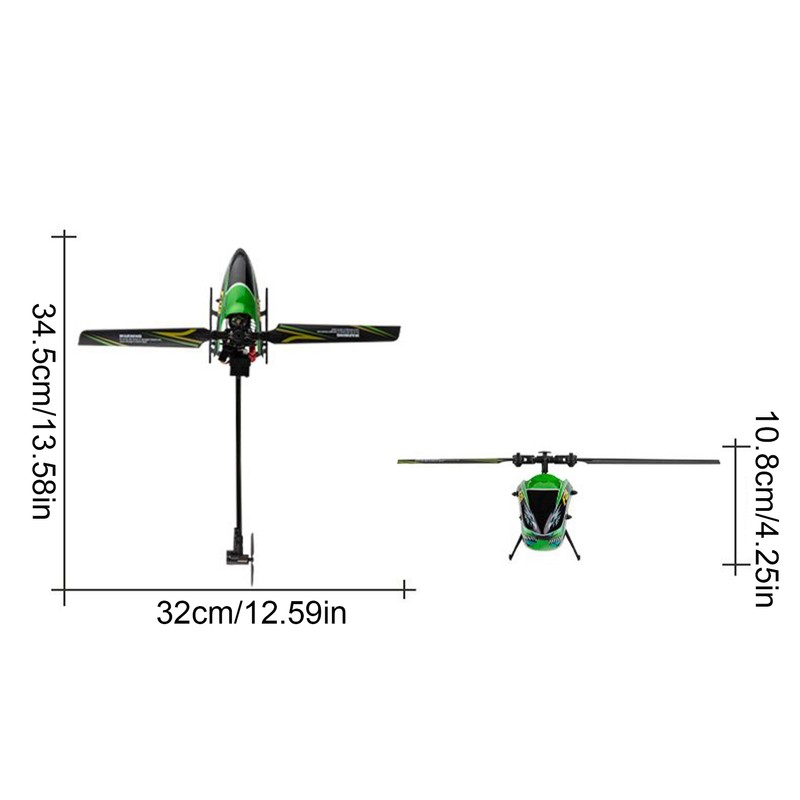 YU XIANG F03 RC Helicopter 4CH Flybarless One Key Take