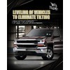 RENO 3.5" Front Leveling Kit, Upper+Lower Strut Lift Spacers Compatible