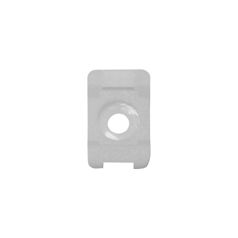 QualGear CM2-W-100-P Cable Tie Mount, White