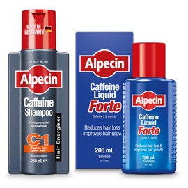 Hair Loss Set - Caffeine Shampoo 250ml + Caffeine Liquid Forte 200ml