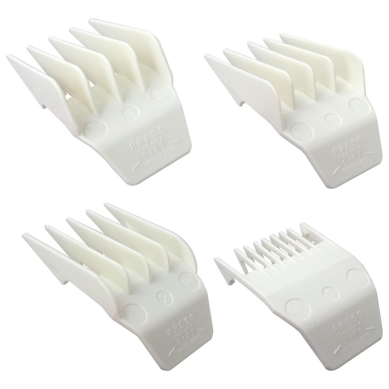 GRABOTE New Replacement for Professional Peanut Clipper Guards - 8-Piece