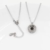 100 Languages I Love You Memory Projection Pendant Circle Round