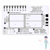 ECG RULER Pocketcard - Transparent EKG Calipers 7 Step Ruler