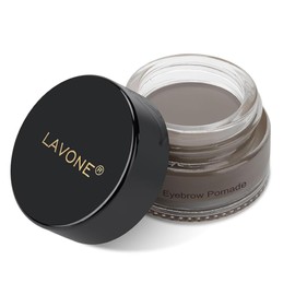 Eyebrow Pomade - Waterproof Brow Pomade for Long-lasting Results,Smudge Proof and Sweat Resistant Formula,Natural Eyebrow Makeup for All Skin Types and Tones - Gray