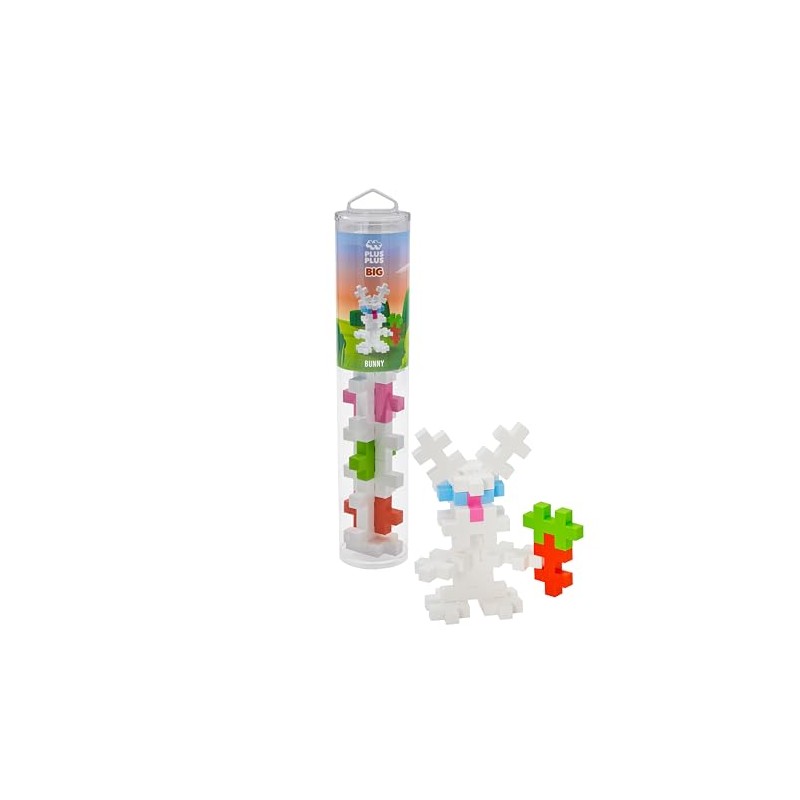 Plus-Plus 9603443 Ingenious Construction Toy, Big Rabbit, Creative Building Blocks