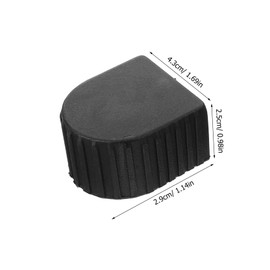 Operitacx 2pcs Ladder Protective Covers Thickened Plastic Caps for Telescopic Ladders Durable Replacement Compatible with Home Gardening