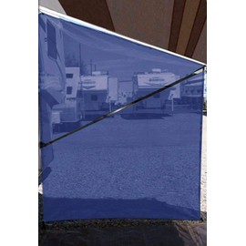 Tentproinc RV Awning Sunshade Screen Navy Blue Mesh Sun Shade Block Sunshine from Patio Side Direction Motorhome Camping Trailer UV Sunblocker Canopy Sunscreen-3 Year Warranty