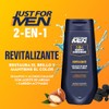 Just For Men Shampoo y Acondicionador 2 en 1 Revitalizante