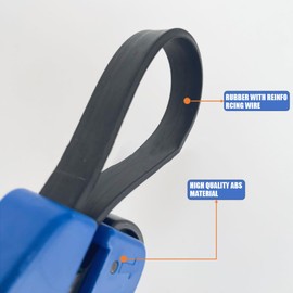JNNJ Band Wrench, Band Wrench Rubber, Adjustable Oil Filter Band Wrench, Universal Pipe Wrench for Car Repair, Ship Repair, Pipeline Repair (19 cm)