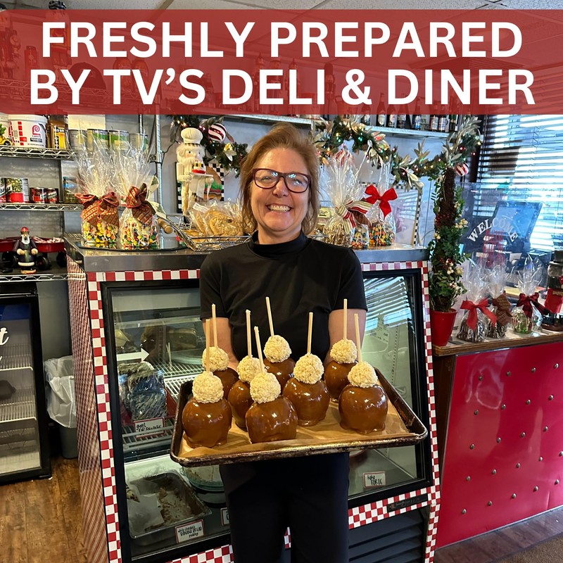 TV's Deli & Diner Gourmet Jumbo Caramel Apple | Caramel,