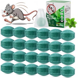 Mouse Repellent for Indoor and Outdoor, 24 Pack Peppermint Mice Repellent Effective Against Mouse Rats and Other Pests, Rat Repellent for House, Garden Camper, Yard, Car, Carage and RV