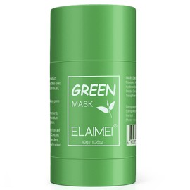 Green Tea Mask Clay Stick, ELAIMEI Poreless Deep Cleanse Mask for Blackheads, Face Moisturizes, Oil Control, Improve Skin of Men and Women