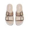 Clarks Women's Drift Buckle Slide Sandal, Sand Combi, 7.5