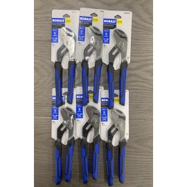 KOBALT 8 INCH CHANNEL GROOVE JOINT PLIERS STEEL SEALED BOX OF 6
