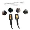 Ciieeo 2pcs LED License Plate Light for Car Motorcycle Durable