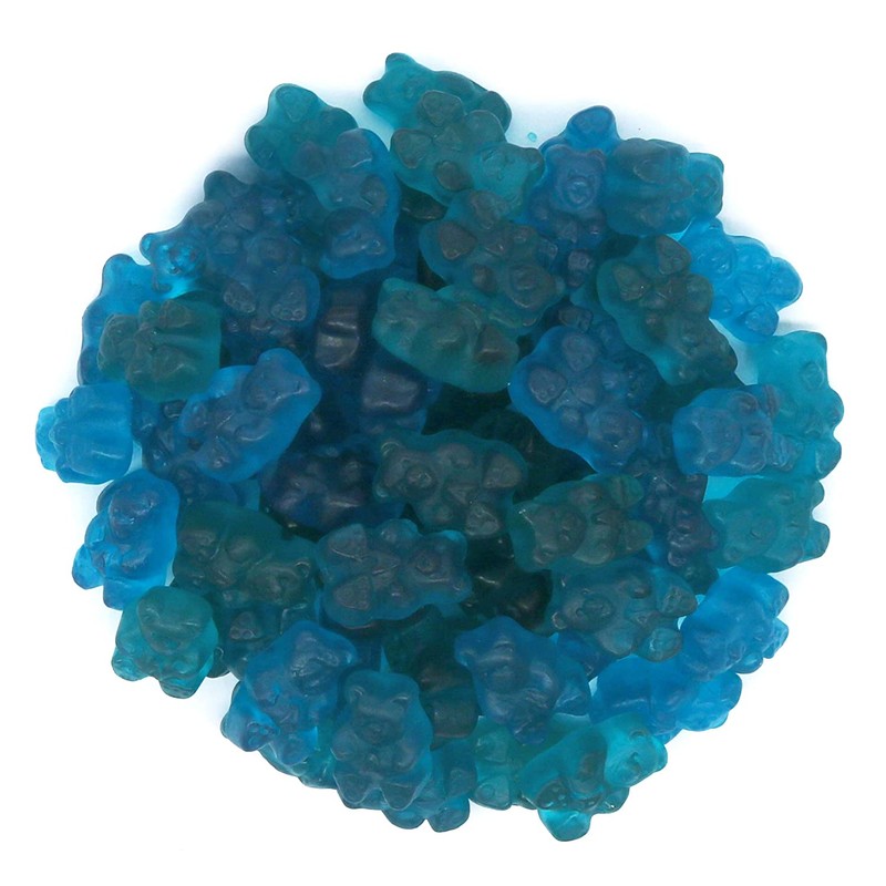 FirstChoiceCandy Gummy Bears (Blue Raspberry, 1 LB)