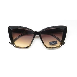 KENDALL + KYLIE Kk5121 Mazie Cat Eye Sunglasses 100% Uv Rays Protection Fashion [58-16-145, black to tortoise]