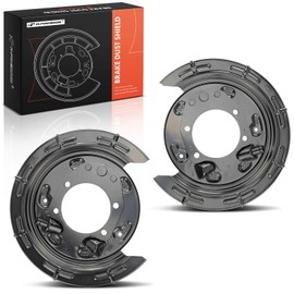 A-Premium Rear Driver and Passenger Side Brake Dust Shield Compatible with Kia and Hyundai Models - Sportage 2010-2015, Tucson 2010-2014, 4WD, AWD, 2-PC Set