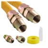 Eastman 65531 EASTMAN 1/2" OD GAS DRYER CONNECTOR KIT 60,500