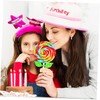 IMIKEYA 2pcs Hand Holding Prop Lollipop Ornament Lollipop Decoration Giant