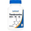 Nutricost Theobromine 400mg, 90 Vegetarian Capsules - Gluten Free, Non-GMO