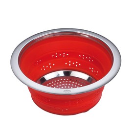 Küchenprofi Innova 2505101422 Collapsible Colander 22 cm Red
