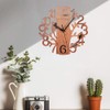 Wall Clock Tree Shape Silent Non Ticking Clock for Office