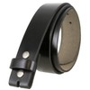 BS121 Men's Vintage Style Leather 1-1/2 Wide Belt Strap (Black,