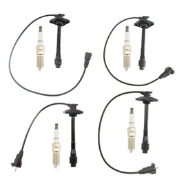 671-4144 Ignition Kit Spark Plugs Wire Set Replacement for Camry Solara 1996-2001