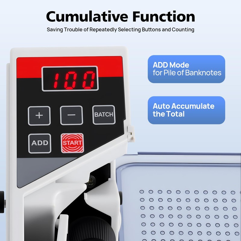 Portable Money Counter Machine Mini Bill Counters Handy Cash Counter