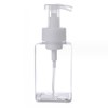 Square transparent bubble bottle dispenser 450ml / 사각 투명 버블 공병 디스펜서 450ml