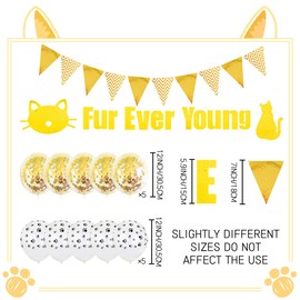 Roaring Good Time Cat Birthday Party Decoration Fur Ever Young Pet Puppy Birthday Party Supplies Decorations Lets Pawty Balloons Puppy Themed Birthday Decorations Dog Balloons