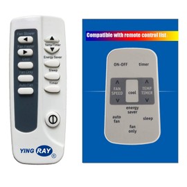 YING RAY Replacement for Frigidaire Window Air Conditioner Remote Control Model Number RG15D/E-ELL RG15D/E-ELL1 (1PC)