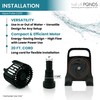 HALF OFF PONDS Submersible Water Pump, 2,200 GPH Pond Pump