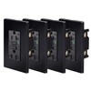 Black GFCI Outlet 20 Amp,NineLeaf 4Pack Gfi Electrical Outlet 20