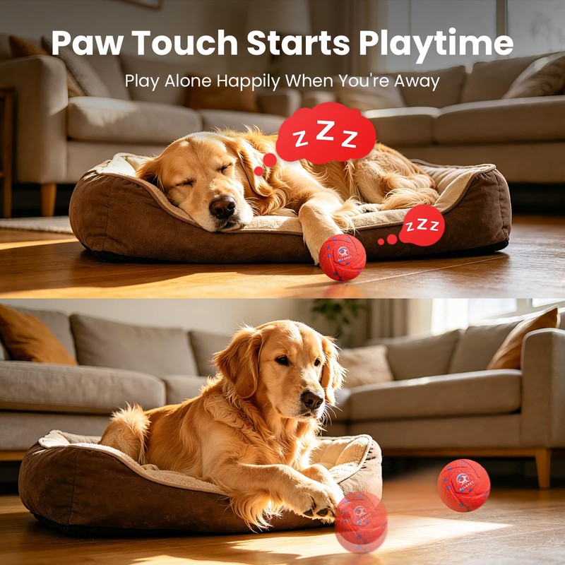Ollapet Interactive Dog Toys Dog Ball - Auto Bouncing &