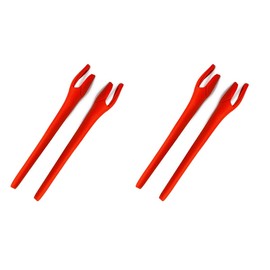 SAUCER Replacement Rubber Earsocks Temple Sleeve Rubber Kit for Oakley Radar EV Advancer OO9442 | Radar EV Path OO9208 | Radar EV Pitch OO9211 Sunglass - Red + Red