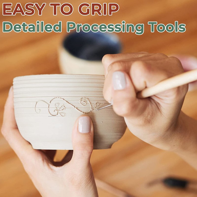 Jetmore 12 Pack Clay Tools Kit, Pottery Tools & Sculpting