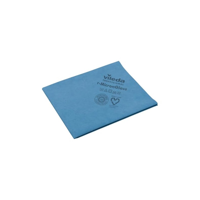 Vileda Professional r-MicronGlass Glass Cloth - 50 x 40 cm