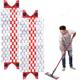 2Pcs Microfiber Floor Mop Pads, Compatible Ultramax Mop Refill 14.17 x 5.51 inch (36x14 cm), Compatible with Vileda UltraMax Mop Refill