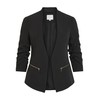 Vila Women’s 3/4-Sleeve Blazer, black