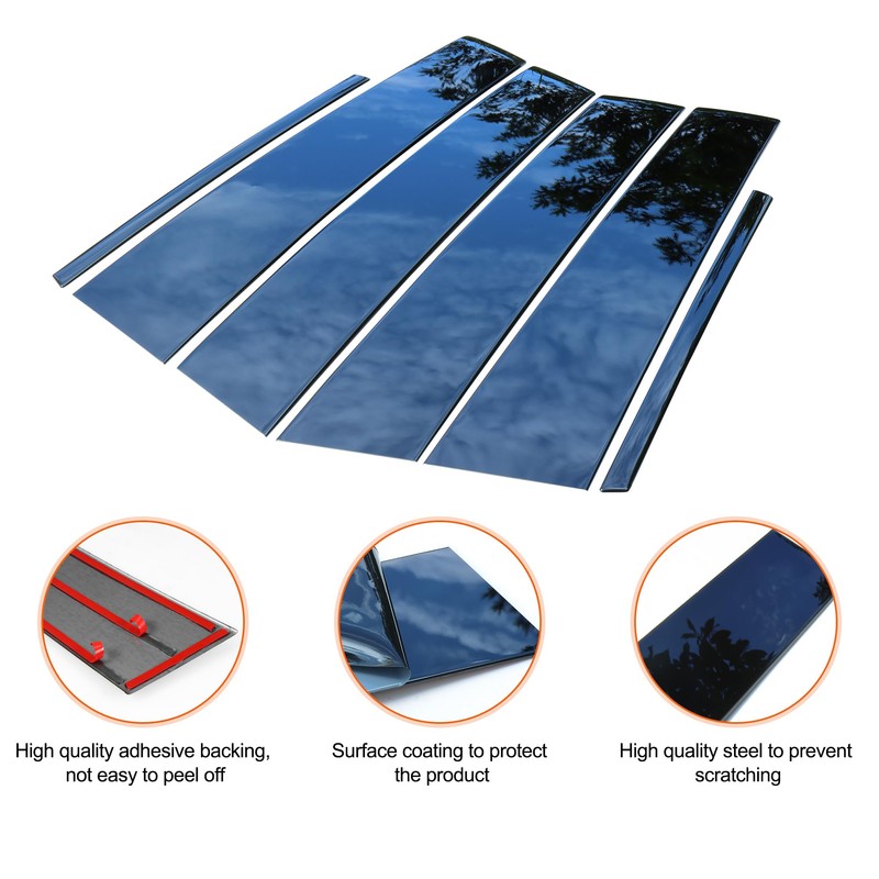 G Door Window Pillar Posts Trim Molding Stainless Steel Fit